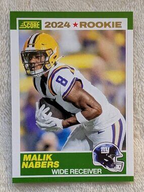 OB1- 2024 Score MALIK NABERS Rookie Card #5